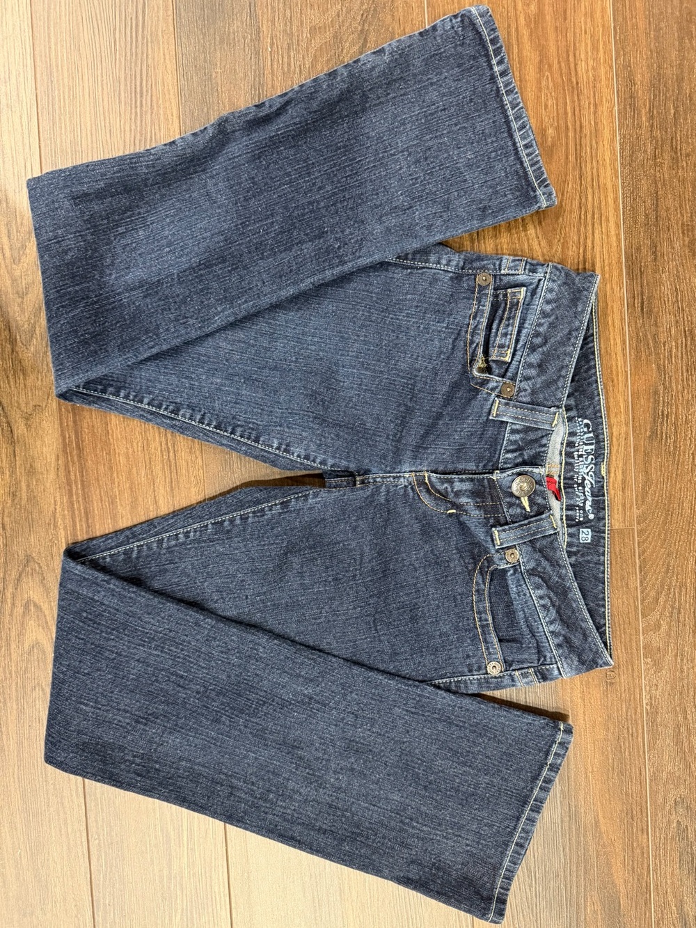 Y2K GUESS Daredevil Low Rise Bootcut Jeans - Picture 5 of 8
